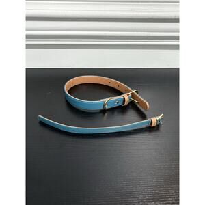 FriendshipCollar Teal Dog Collar and Friendship Bracelet Set - Size Small
